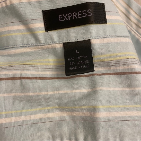 Express Button Down Top Size L - Picture 4 of 4